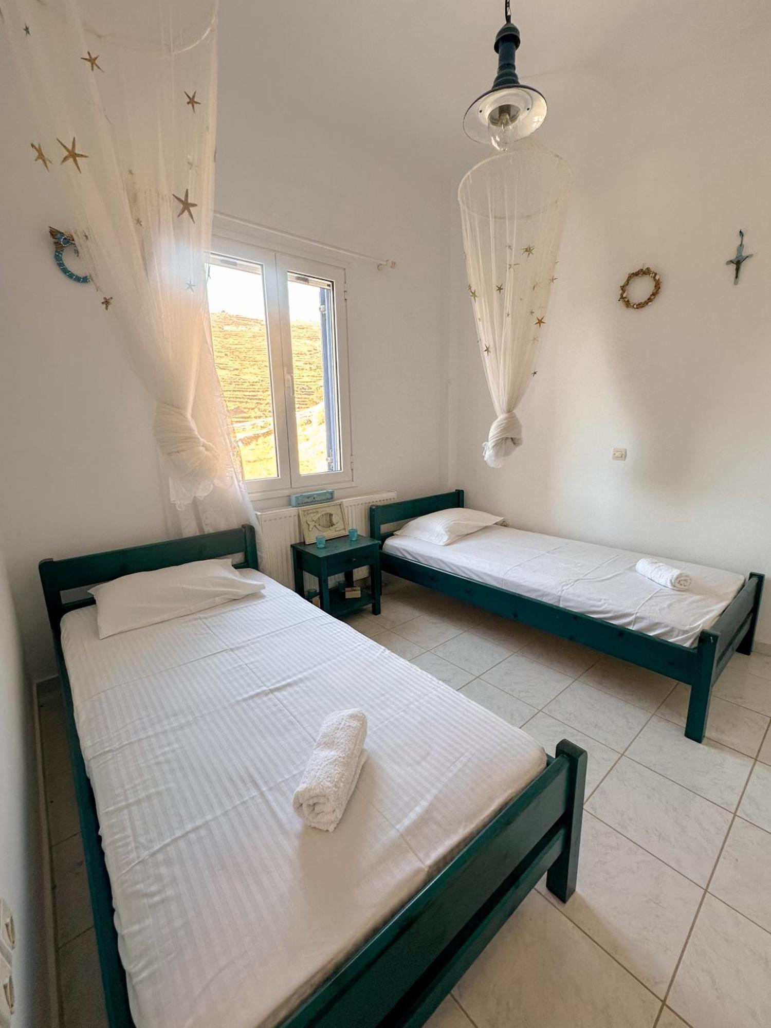 Blue Orison House Tinos For 5 Persons With Seaview Villa Perastra Buitenkant foto