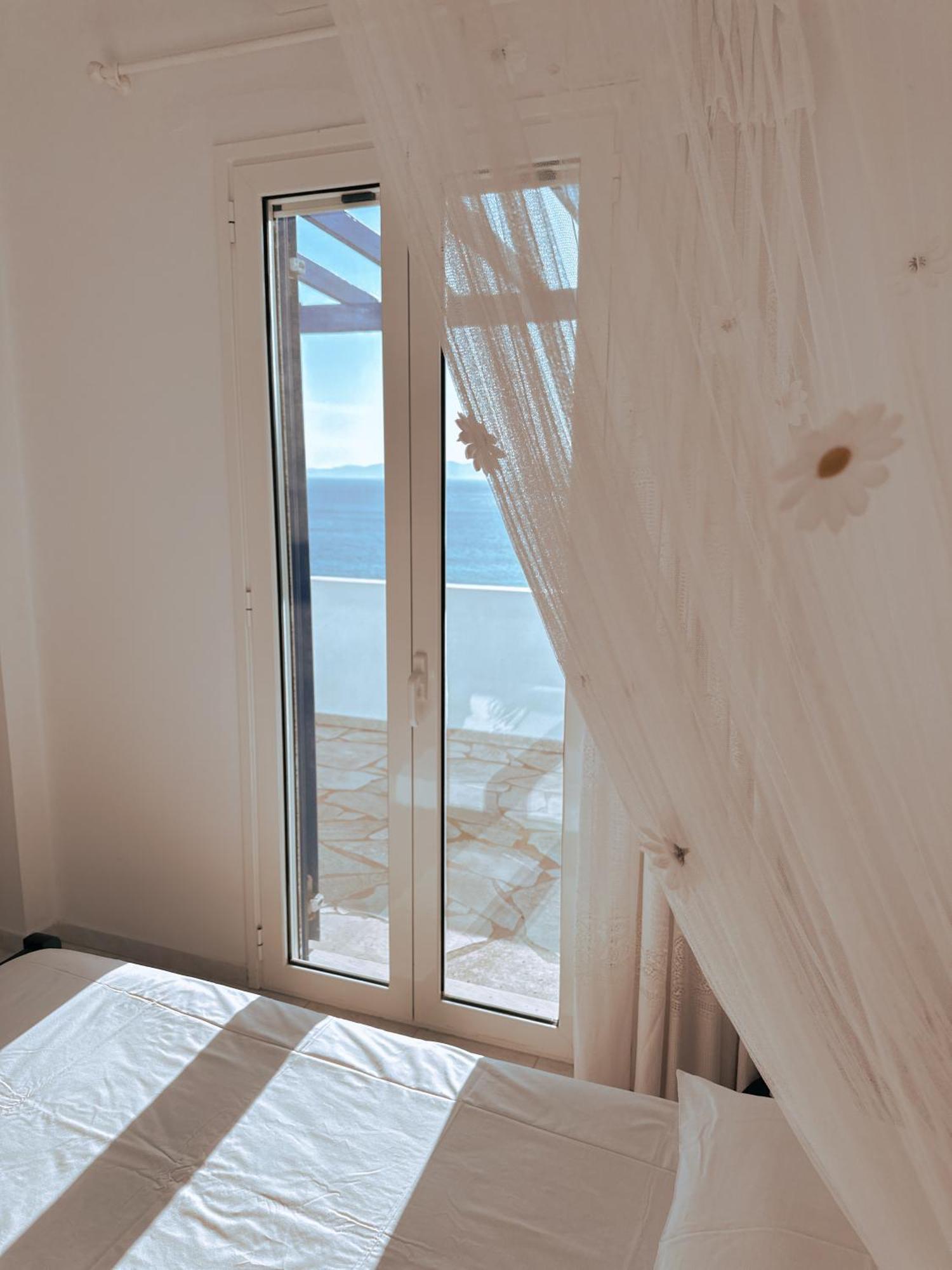 Blue Orison House Tinos For 5 Persons With Seaview Villa Perastra Buitenkant foto