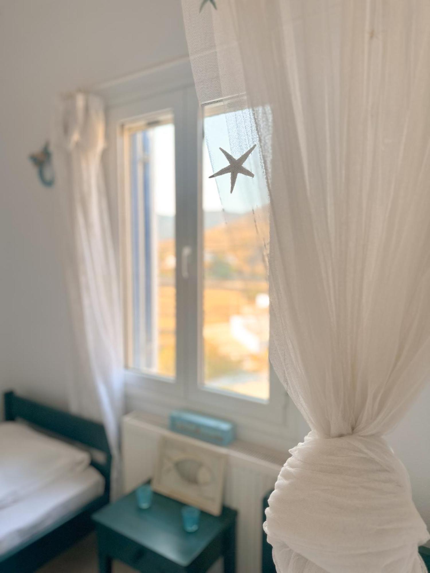 Blue Orison House Tinos For 5 Persons With Seaview Villa Perastra Buitenkant foto