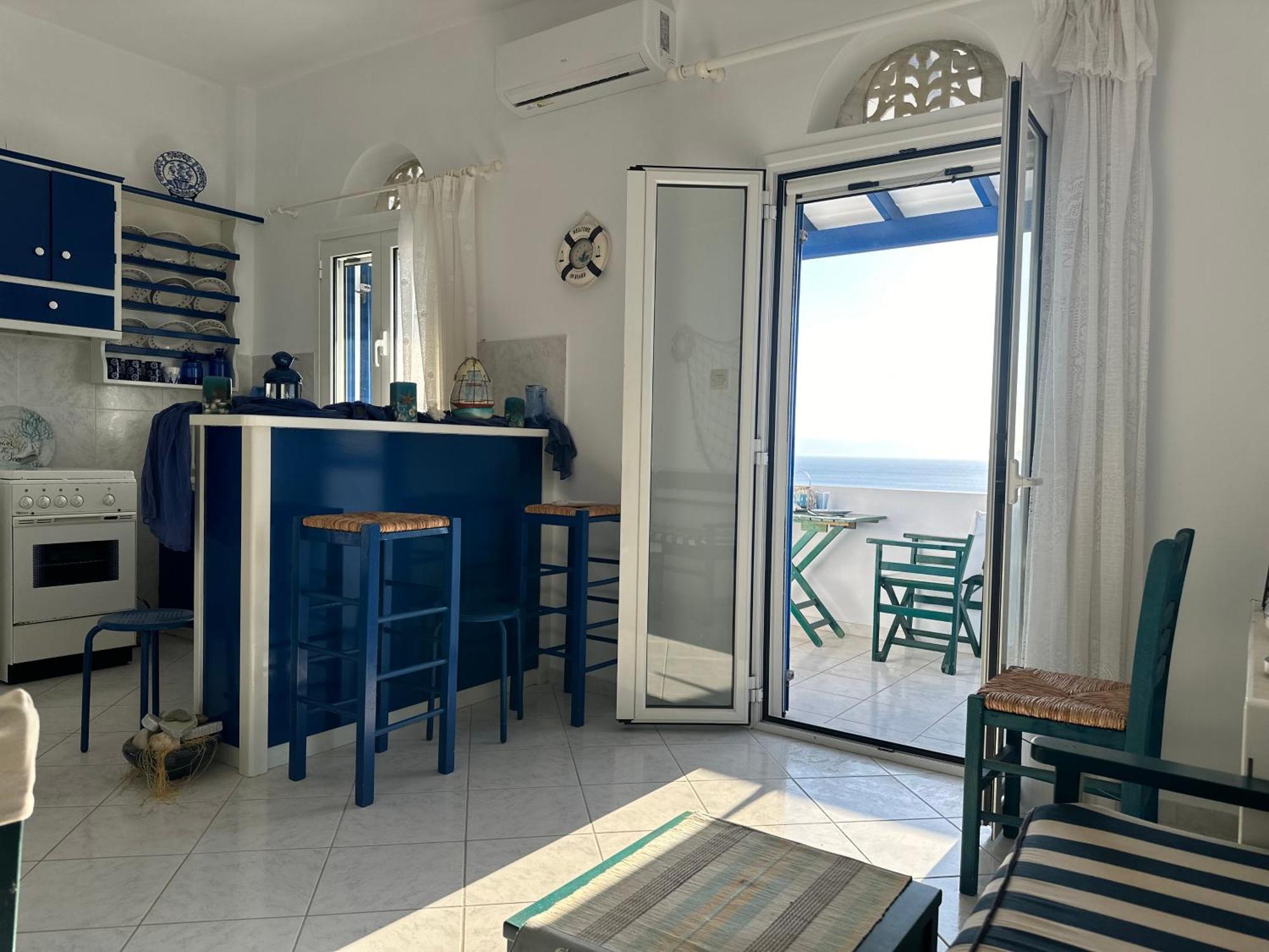 Blue Orison House Tinos For 5 Persons With Seaview Villa Perastra Buitenkant foto