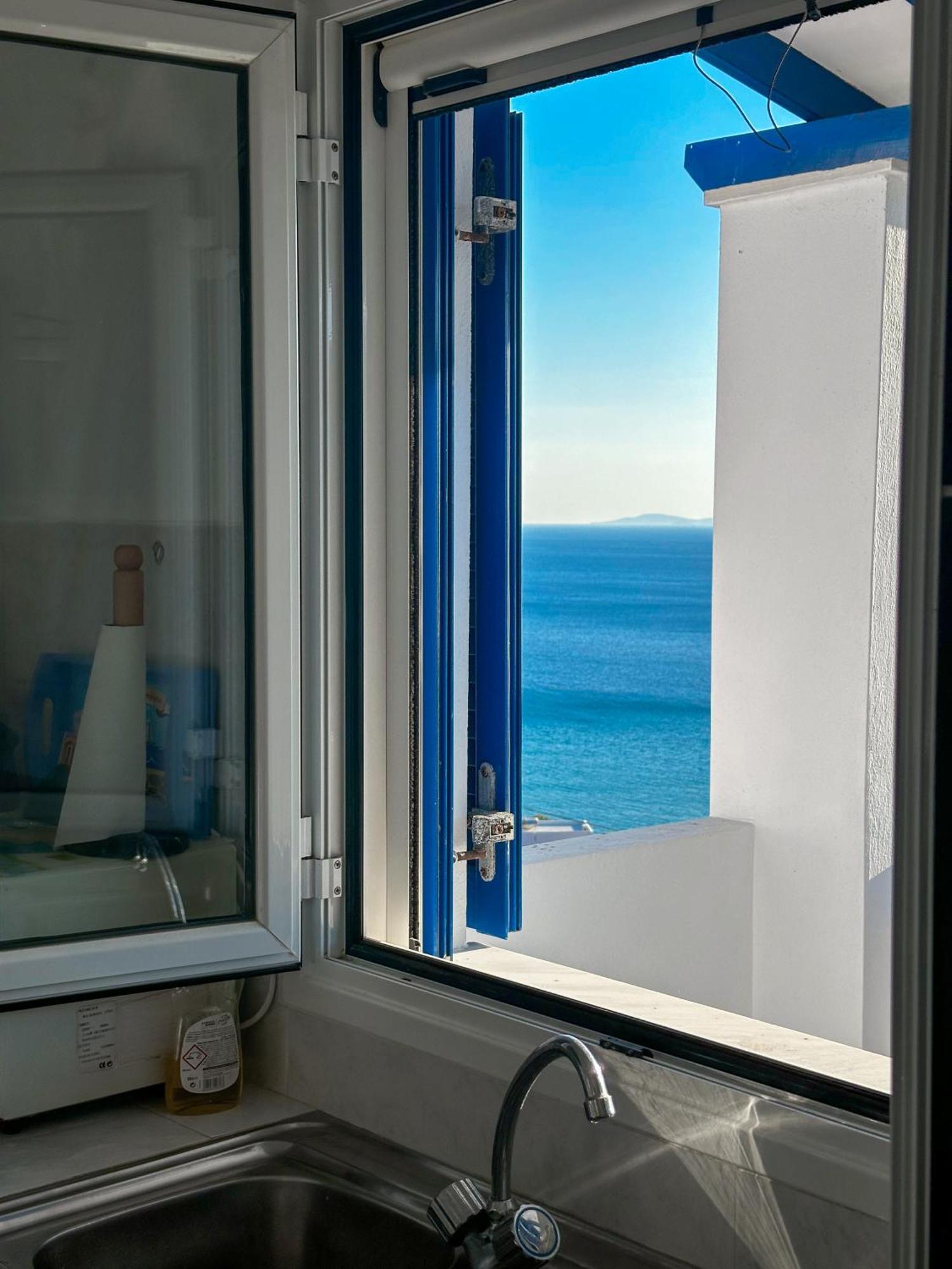 Blue Orison House Tinos For 5 Persons With Seaview Villa Perastra Buitenkant foto