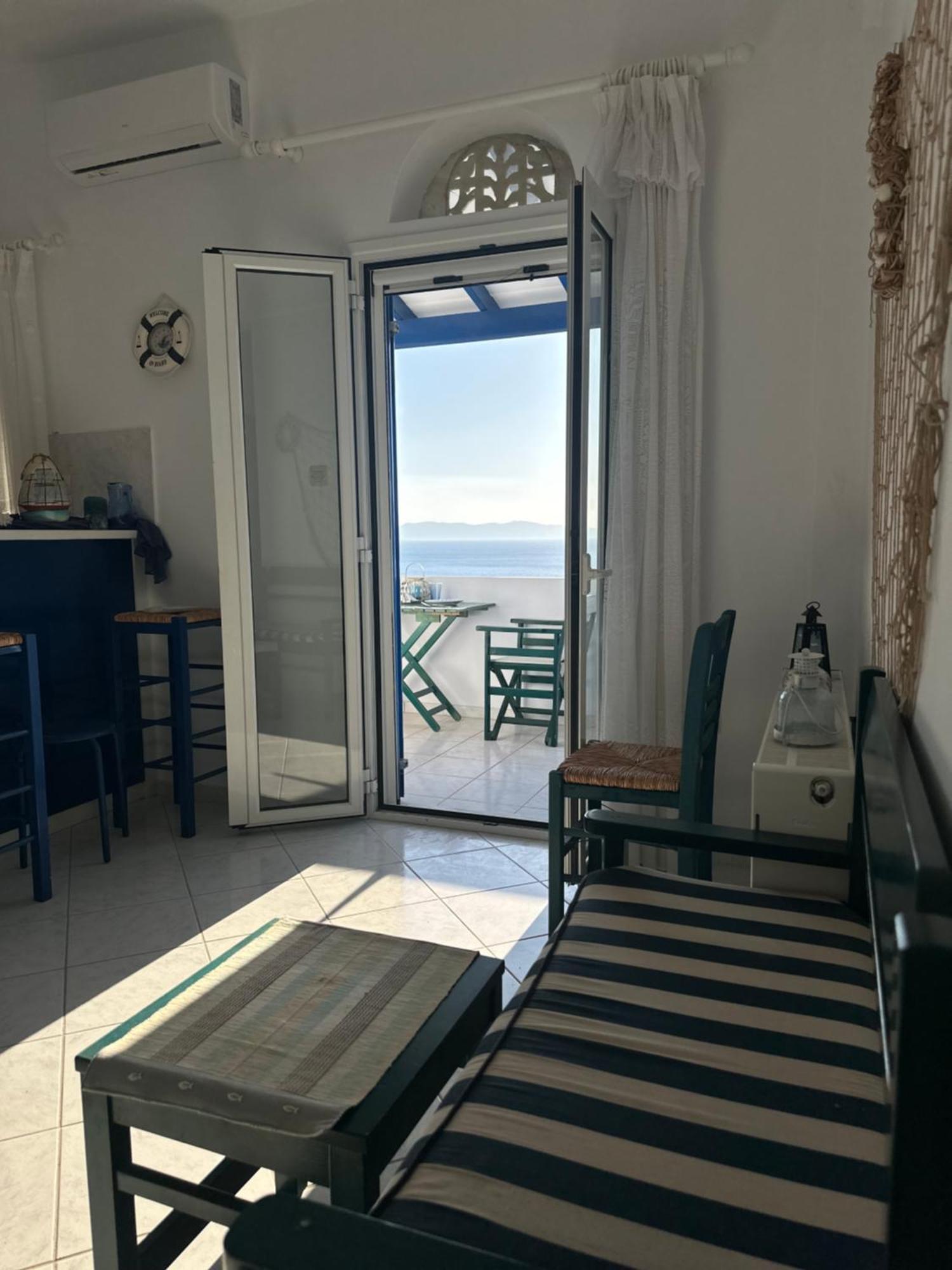 Blue Orison House Tinos For 5 Persons With Seaview Villa Perastra Buitenkant foto